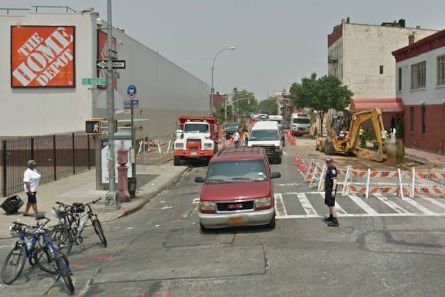 The Beginning of the work at Nostrand and Dekalb